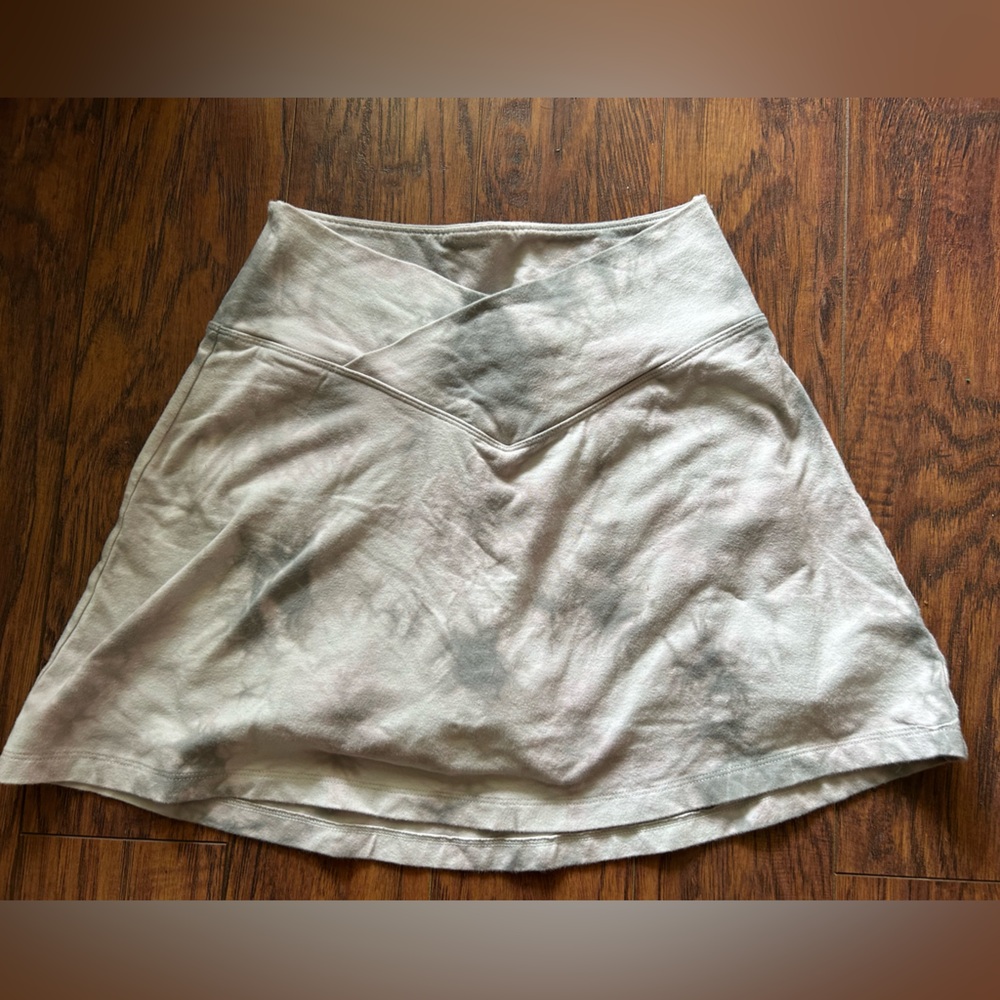 PINK A- line tie dye comfort skort